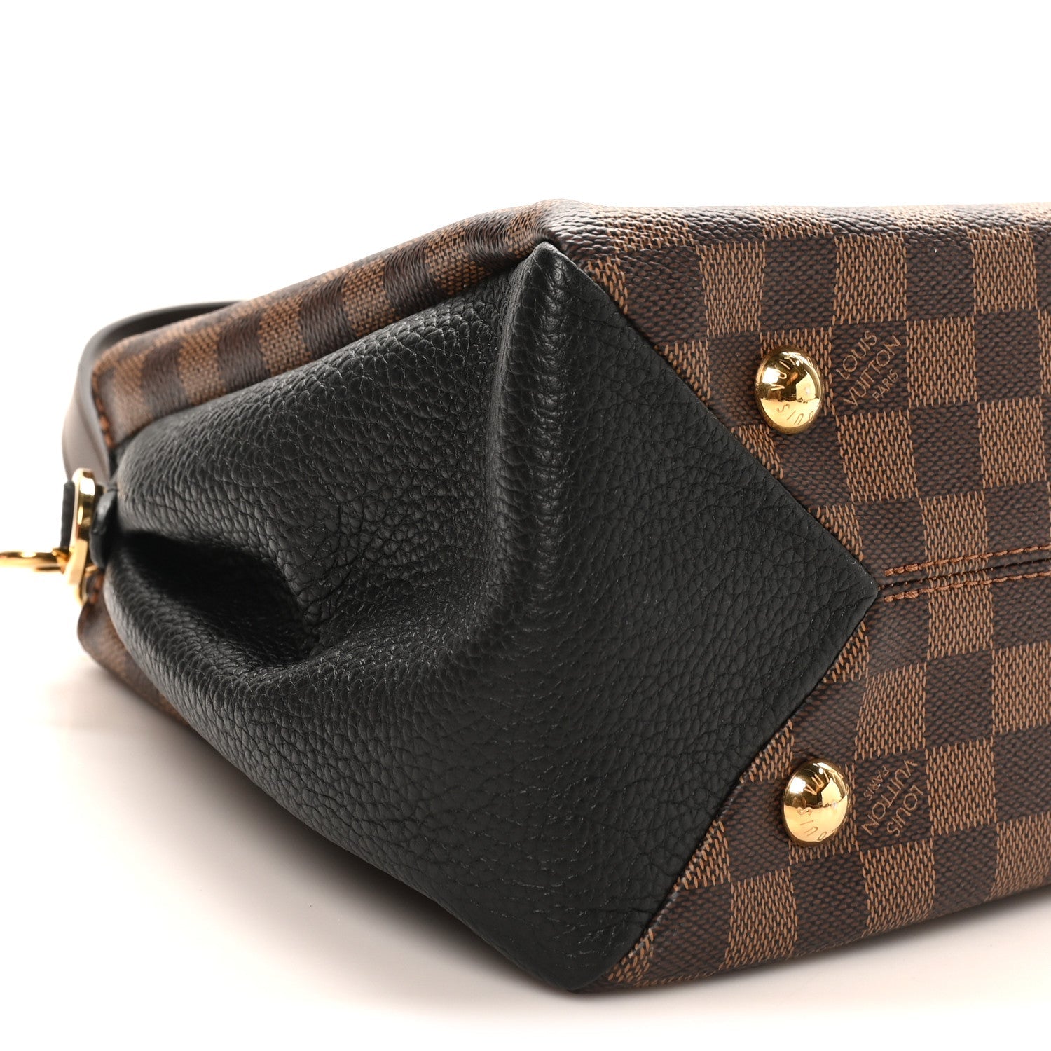 Louis Vuitton Damier Ebene Cuir Taurillon Brittany Black