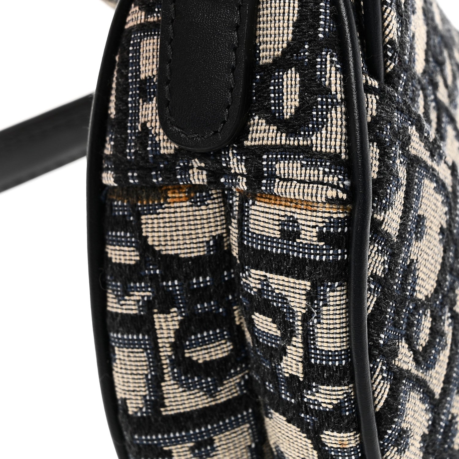 Christian Dior Oblique Mini Saddle Bag Blue