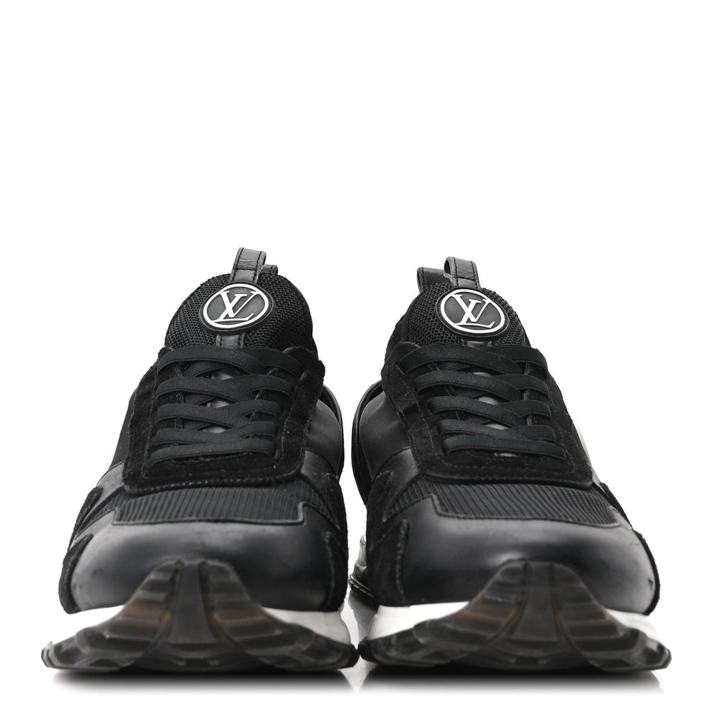 Louis Vuitton Calfskin Run Away Sneakers 38.5 Black