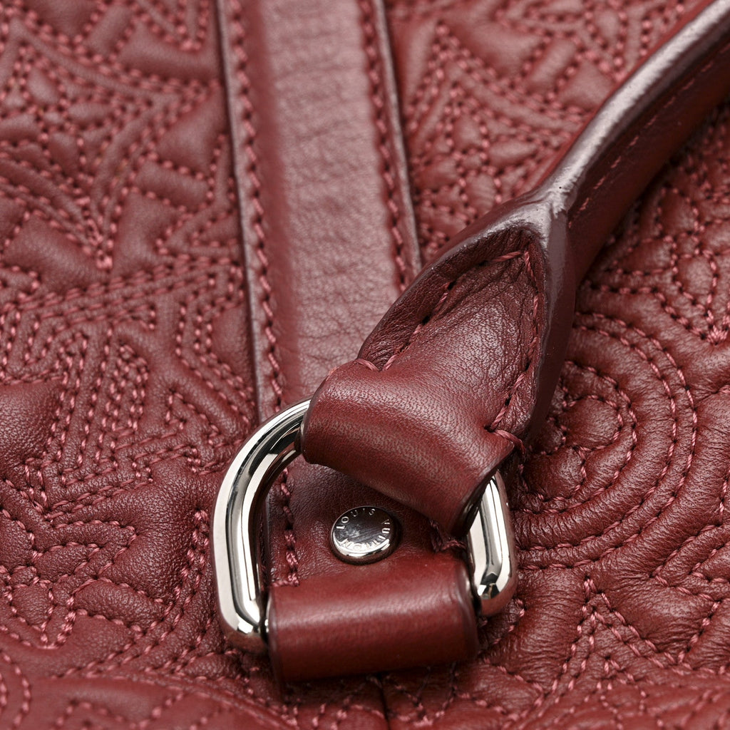 Louis Vuitton Monogram Lambskin Antheia Ixia MM Fuchsia