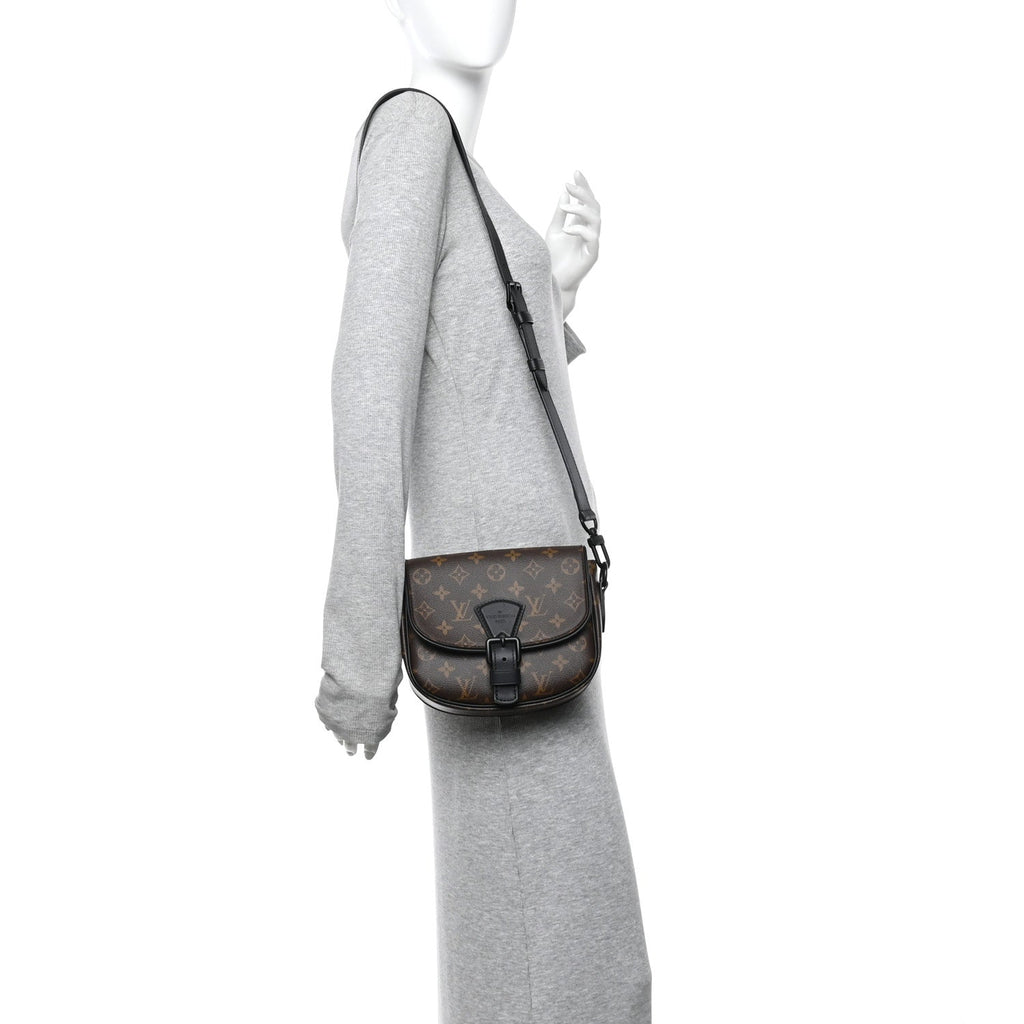 Louis Vuitton Monogram Macassar Montsouris Messenger PM