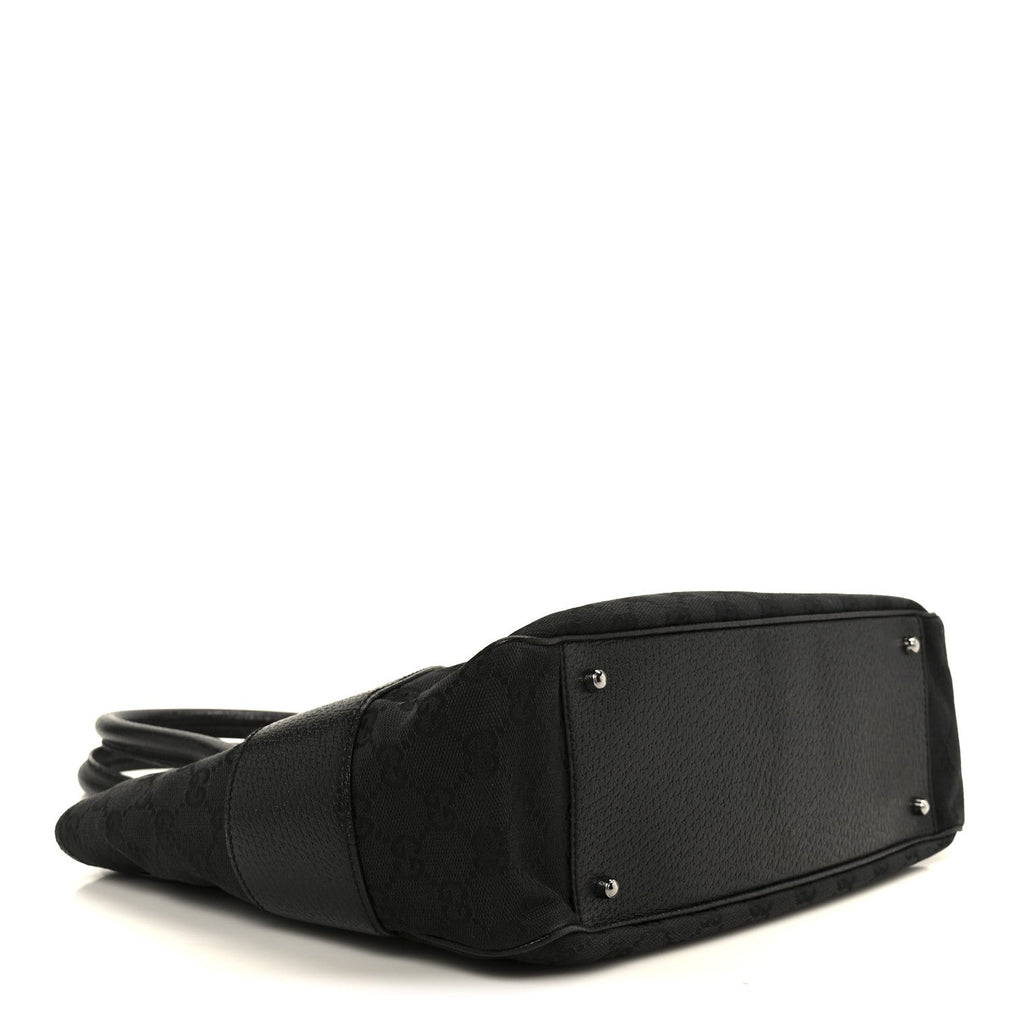Gucci Monogram Shoulder Bag Black