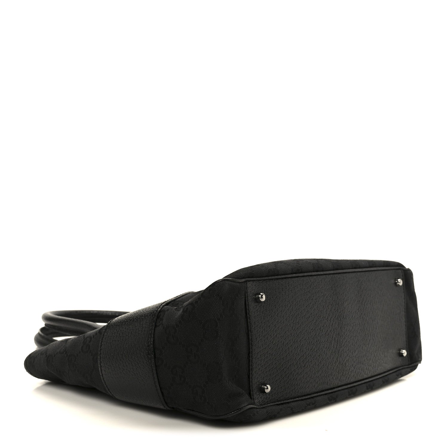 Gucci Monogram Shoulder Bag Black