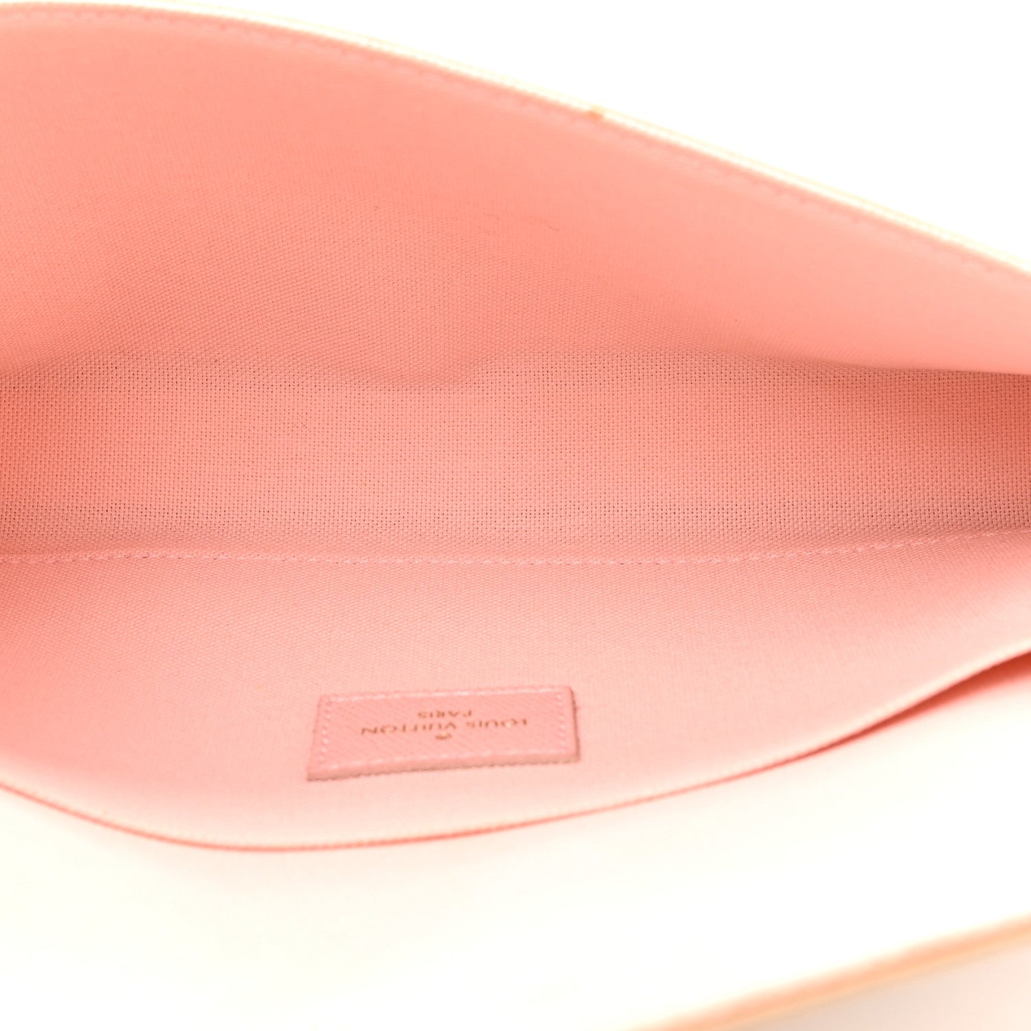 Louis Vuitton Damier Azur Pochette Felicie Chain Wallet Rose Ballerine
