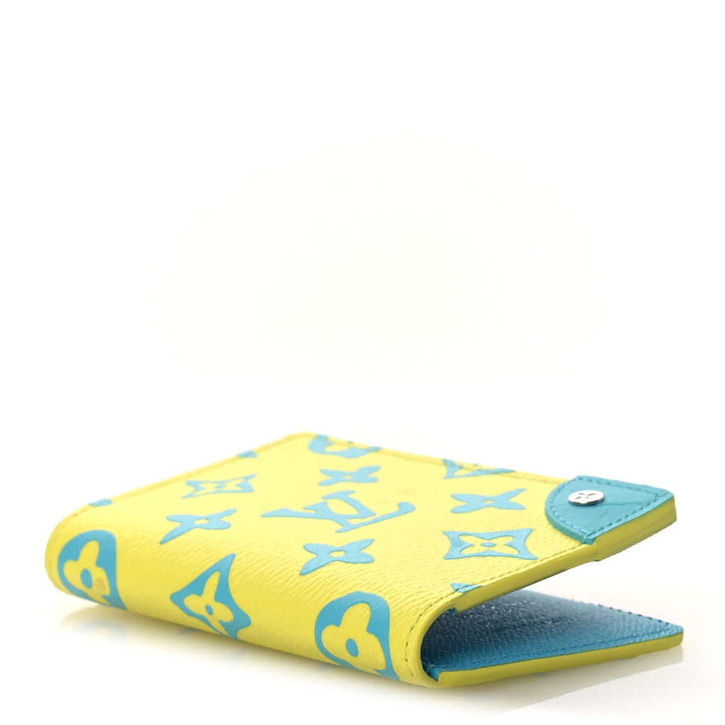 Louis Vuitton Monogram Playground Pocket Organizer Lime