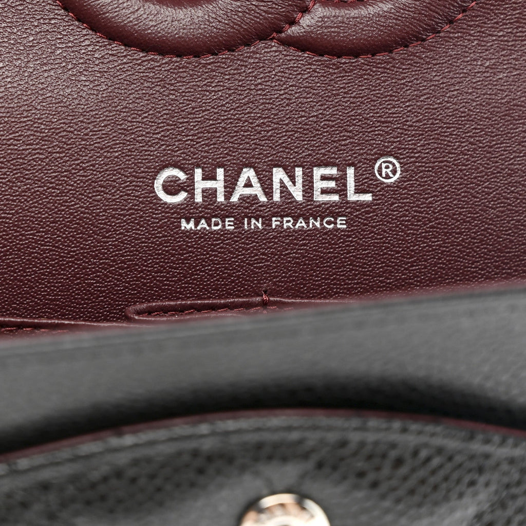 Chanel Caviar Quilted Medium Double Flap Black