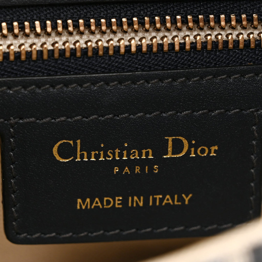Christian Dior Oblique Saddle Bag Blue