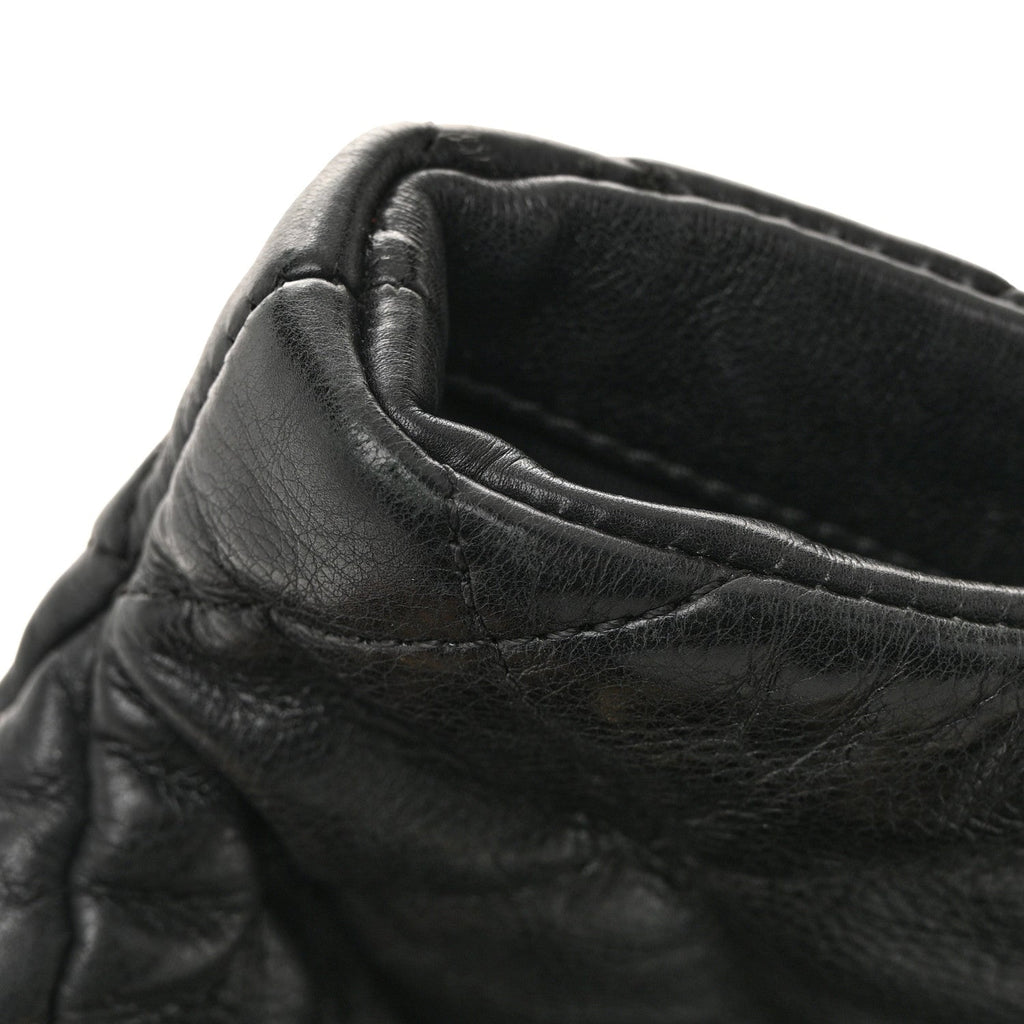 Chanel Calfskin Quilted Large Chain Me Hobo Black