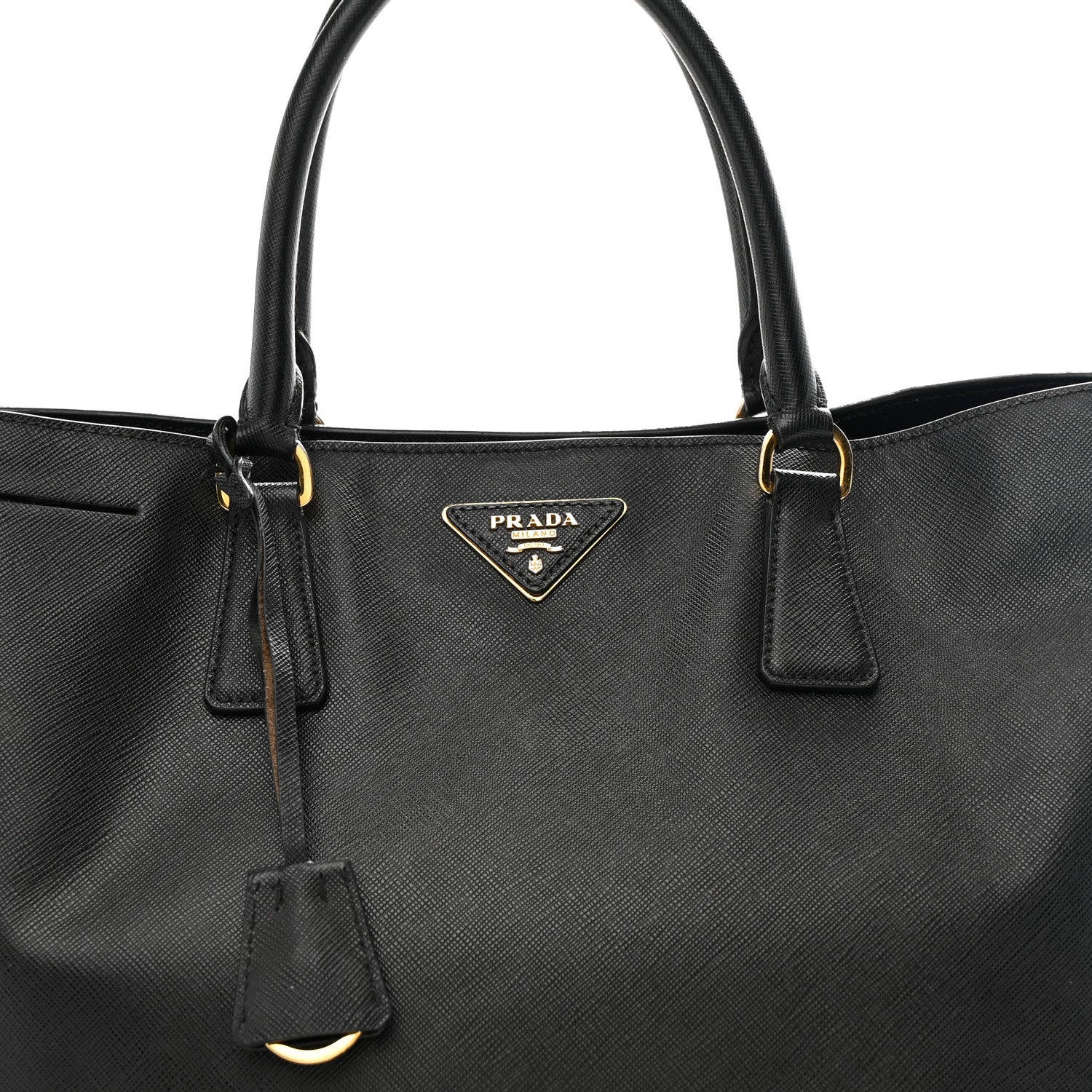 Prada Saffiano Lux Large Tote Black