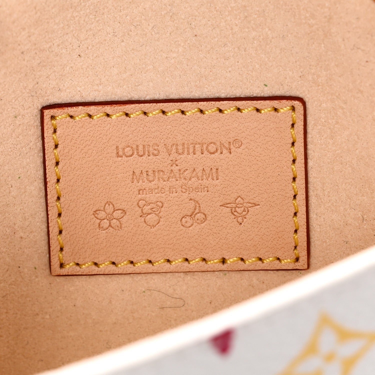 Louis Vuitton LV X TM Monogram Multicolor Pouch Metis Belt White