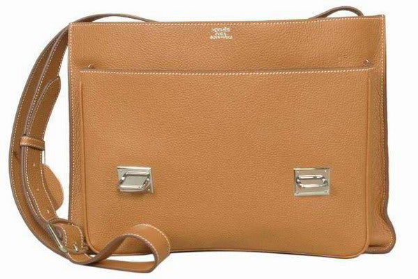 Hermes Steve 92111 Shoulder Bag Lambskin