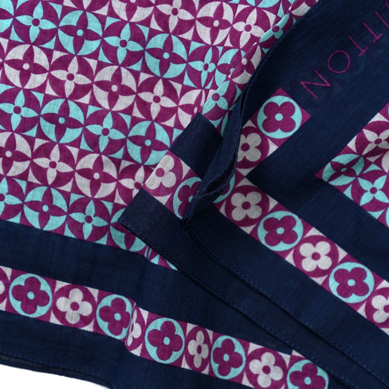 Louis Vuitton Cotton Monogram Shawl Multicolor
