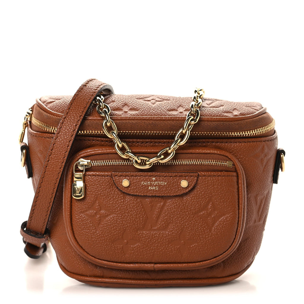 Louis Vuitton Empreinte Mini Bumbag Cognac