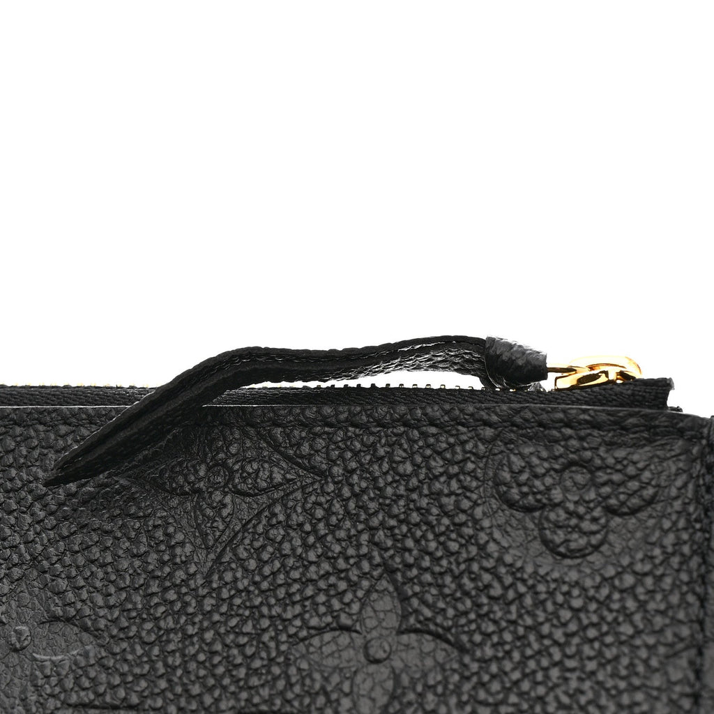 Louis Vuitton Empreinte Pochette Felicie Chain Wallet Black