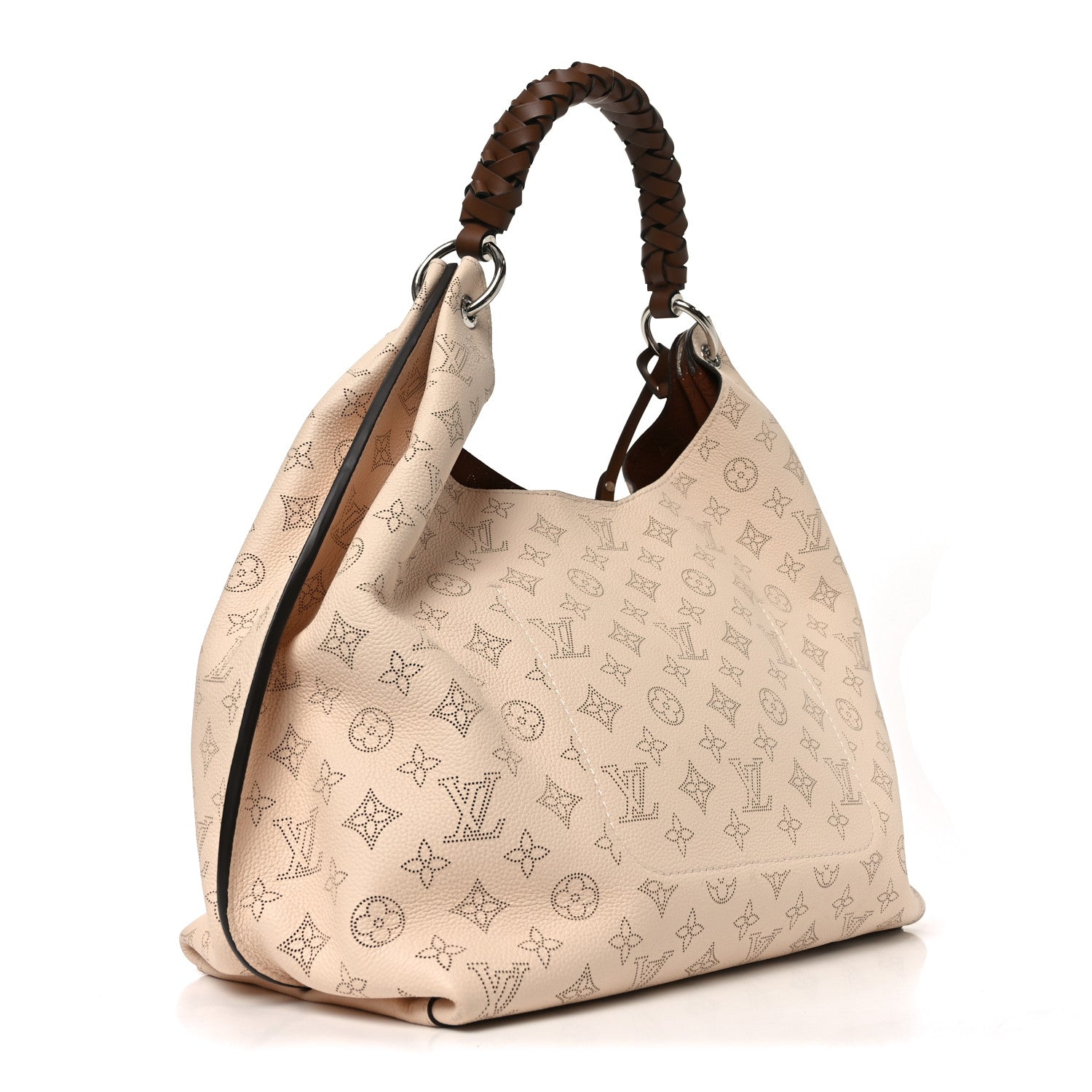 Louis Vuitton Mahina Carmel Hobo Creme