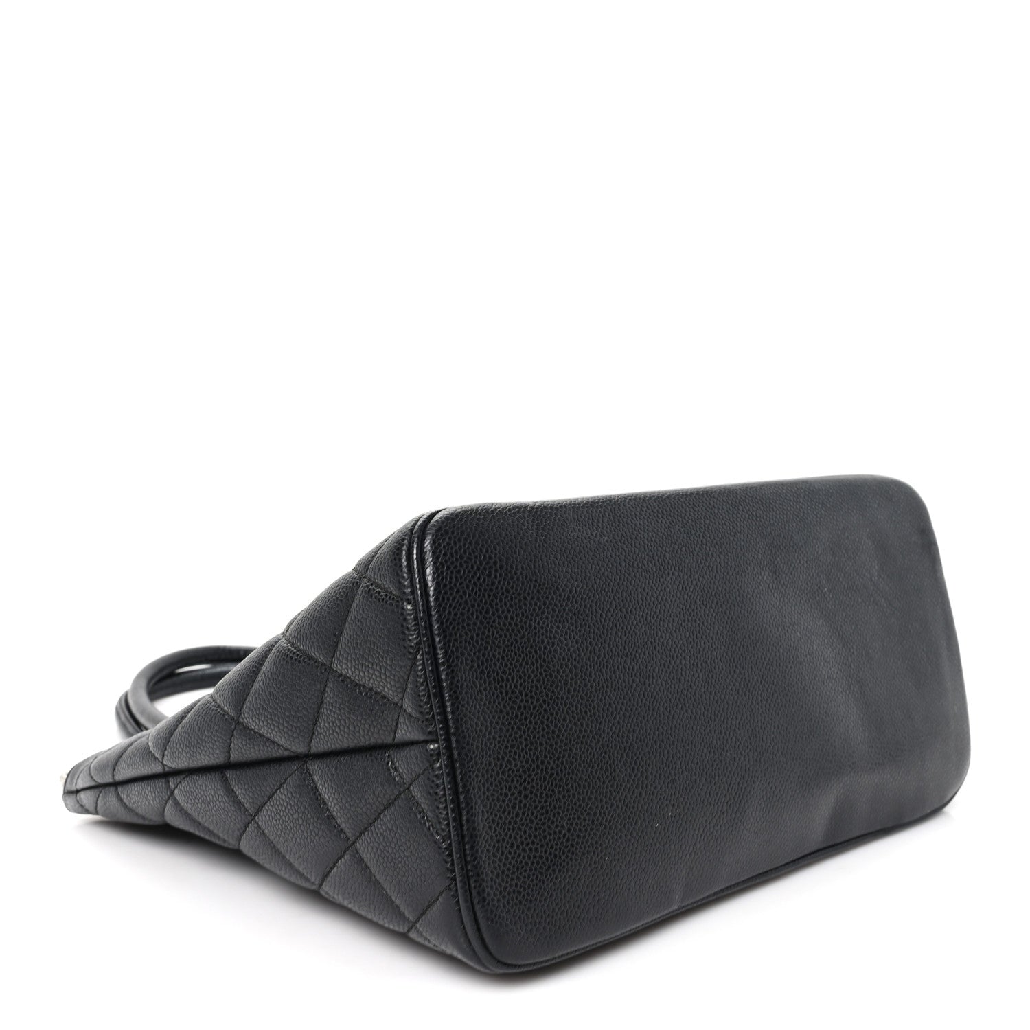 Chanel Caviar Quilted Medallion Tote Black