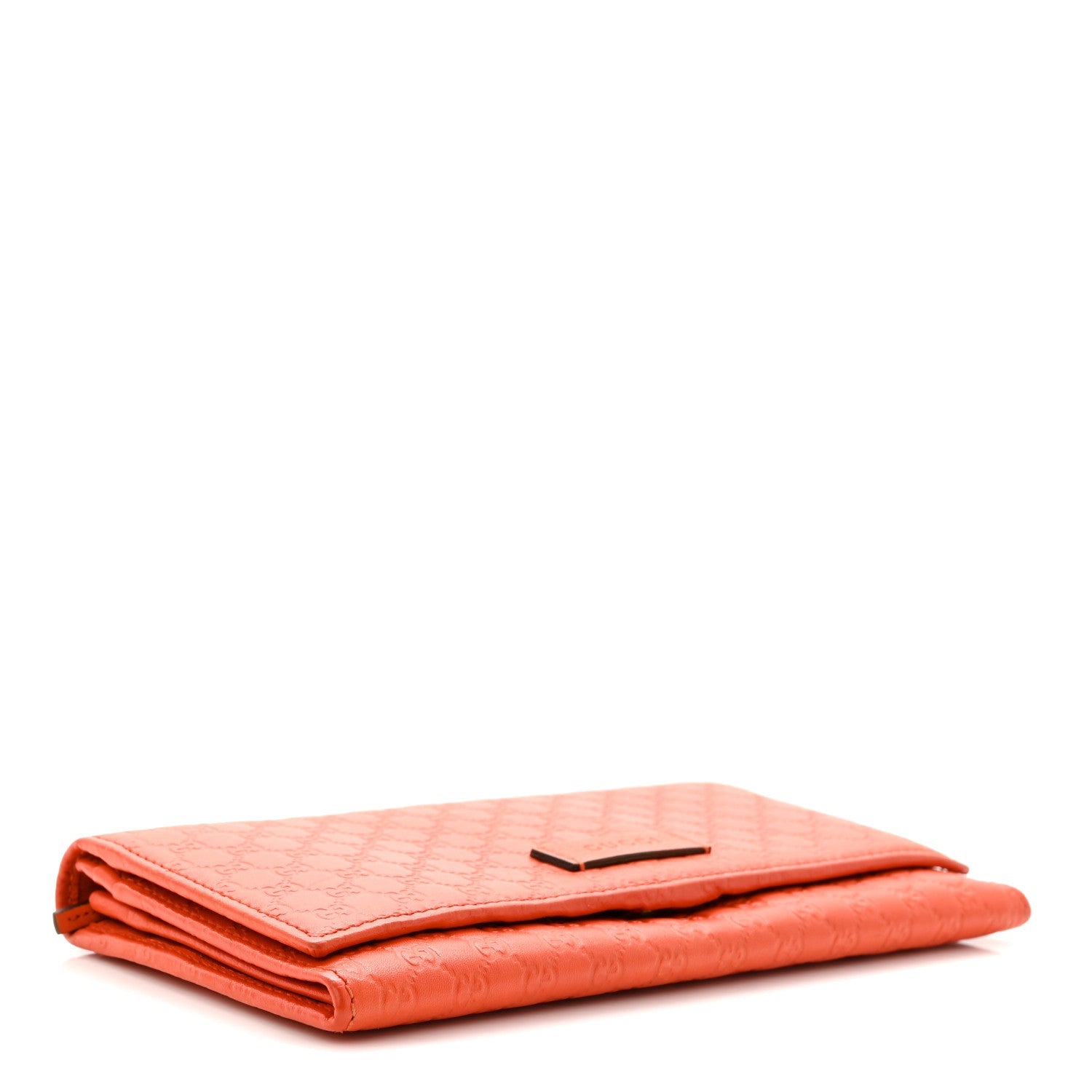 Gucci Soft Microguccissima Continental Wallet Sun Orange