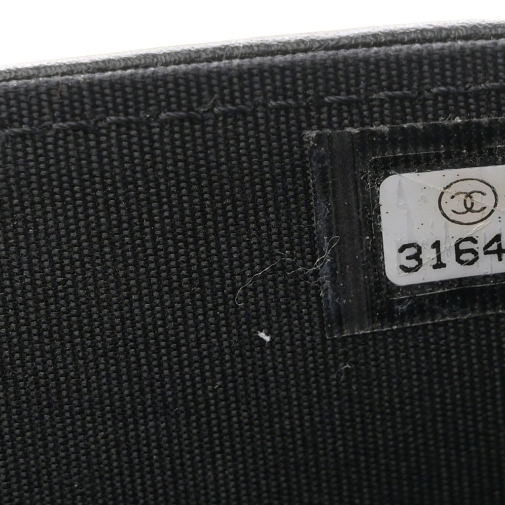 Chanel Caviar Quilted Boy Flap Waist Belt Bag Black