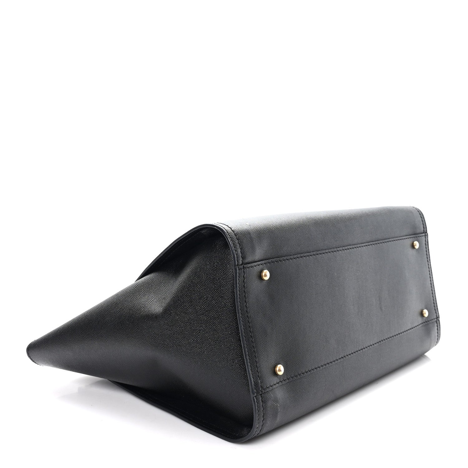 Chanel Caviar Medium Studded Deauville Tote Black
