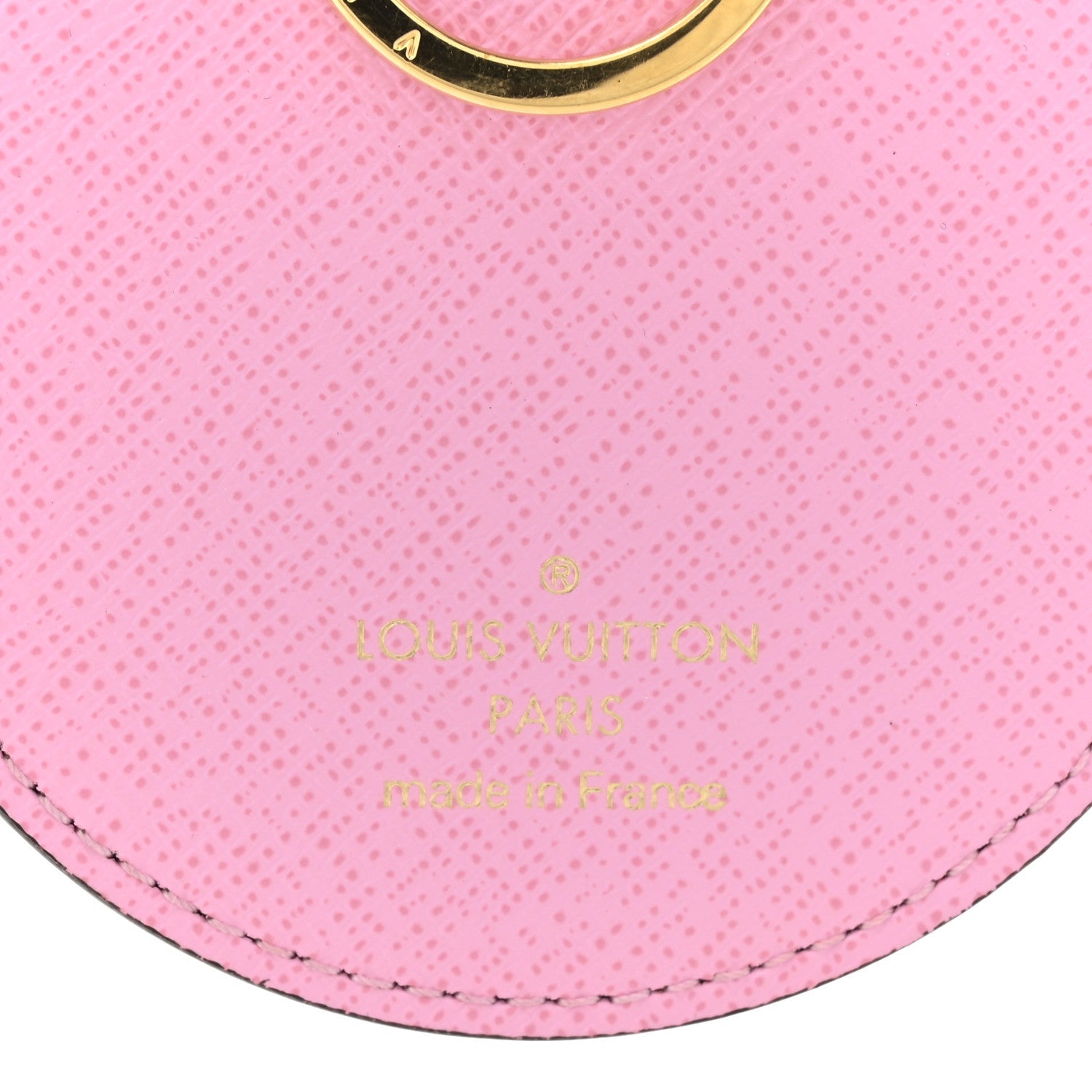 Louis Vuitton Monogram 2022 Christmas Animation Paris Bag Charm Key Ring Pink