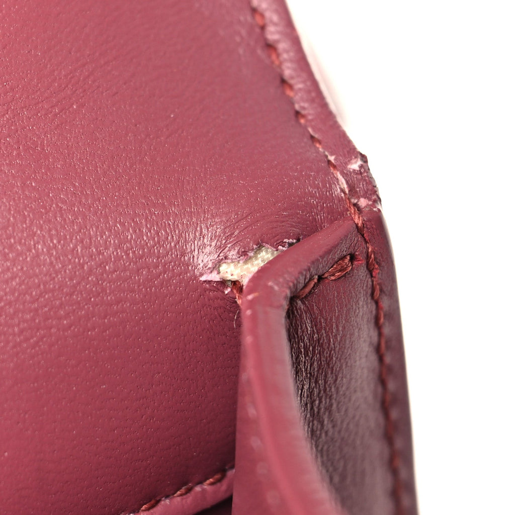 Christian Dior Smooth Calfskin 30 Montaigne Flap Bag Burgundy