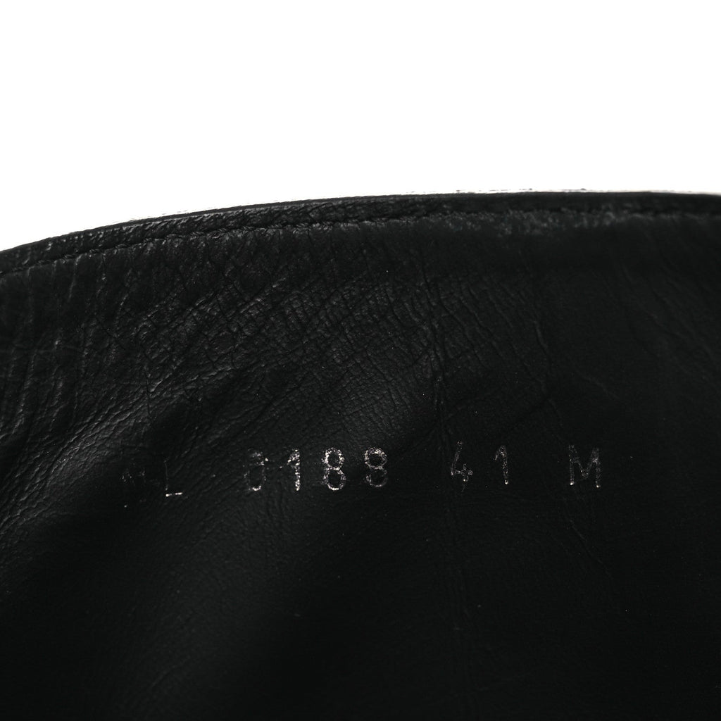 Louis Vuitton Calfskin Wonderland Ranger Boots 41 Black