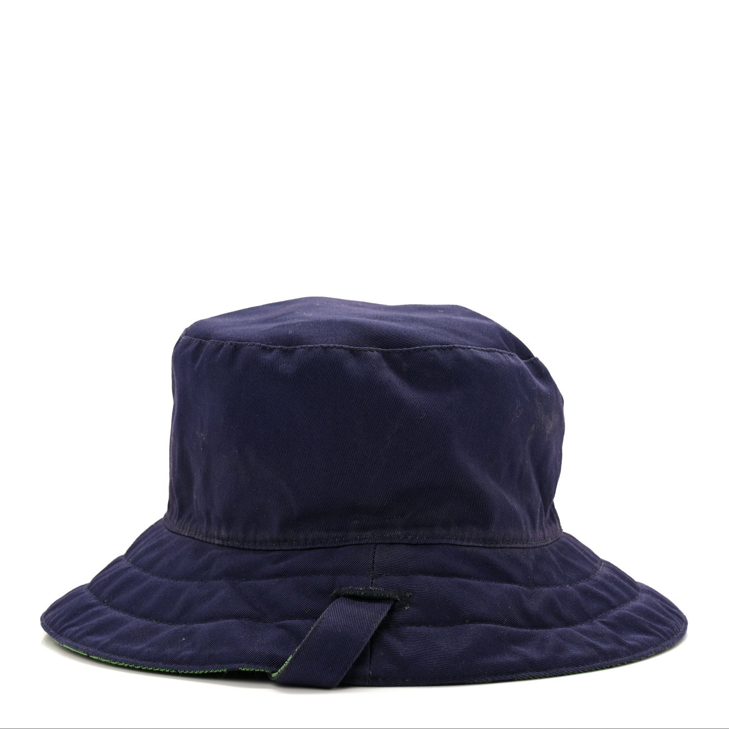 Gucci Monogram Multicolor Reversible Self-Tie Bucket Hat S Green Blue