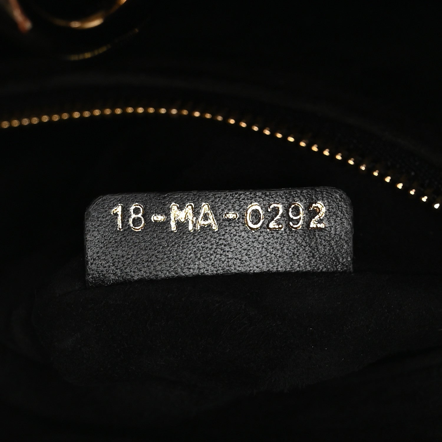 Christian Dior Lambskin Cannage Large Lady Dior Black