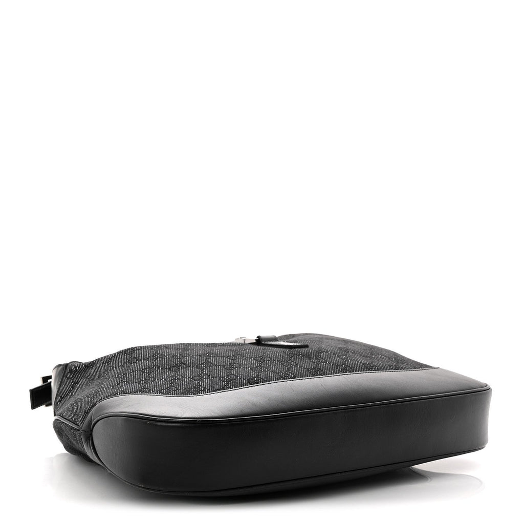 Gucci Monogram Jackie O Hobo Black