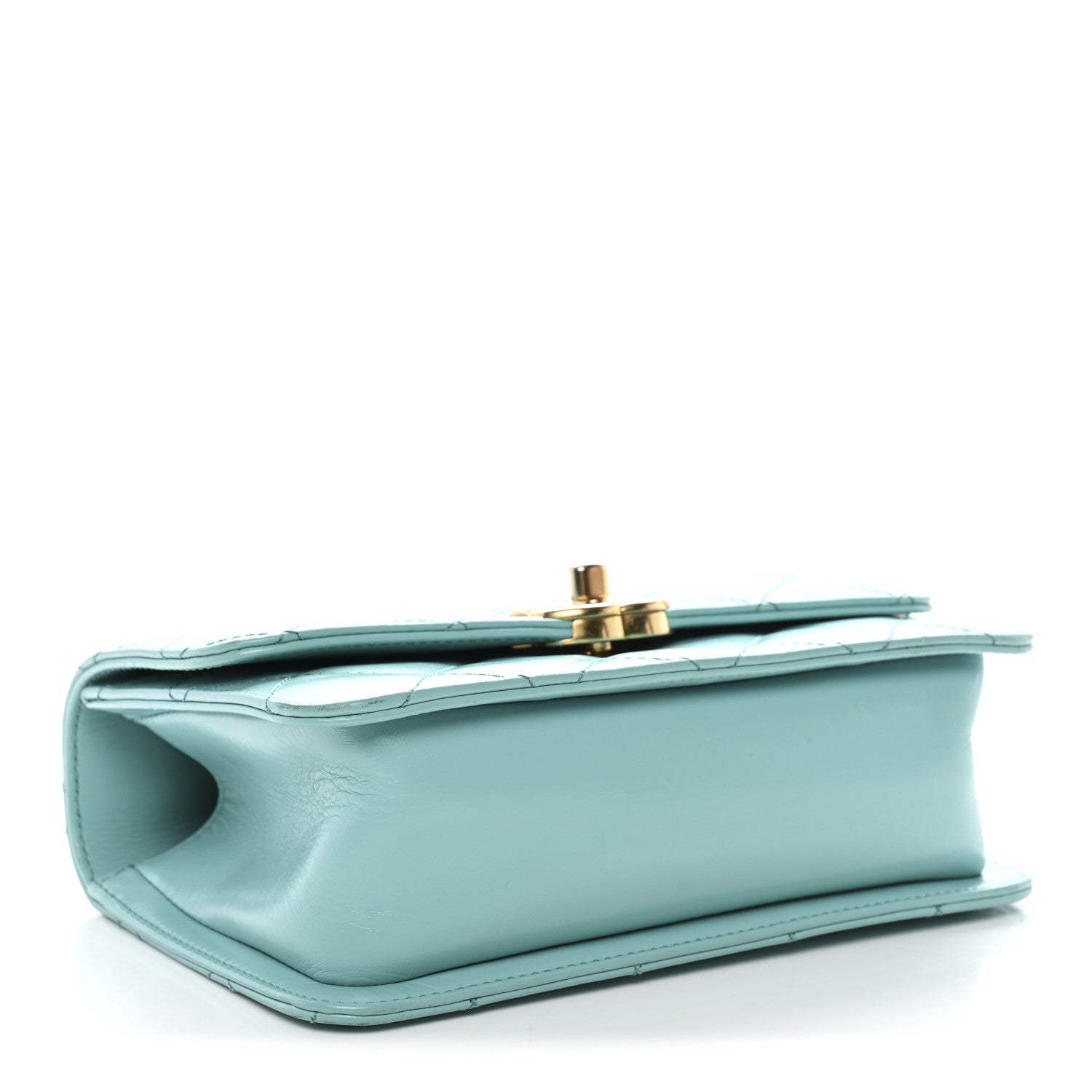 Chanel Calfskin Quilted Mini Perfect Fit Flap Turquoise