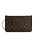 Louis Vuitton Monogram Neverfull MM GM Pochette Pivoine