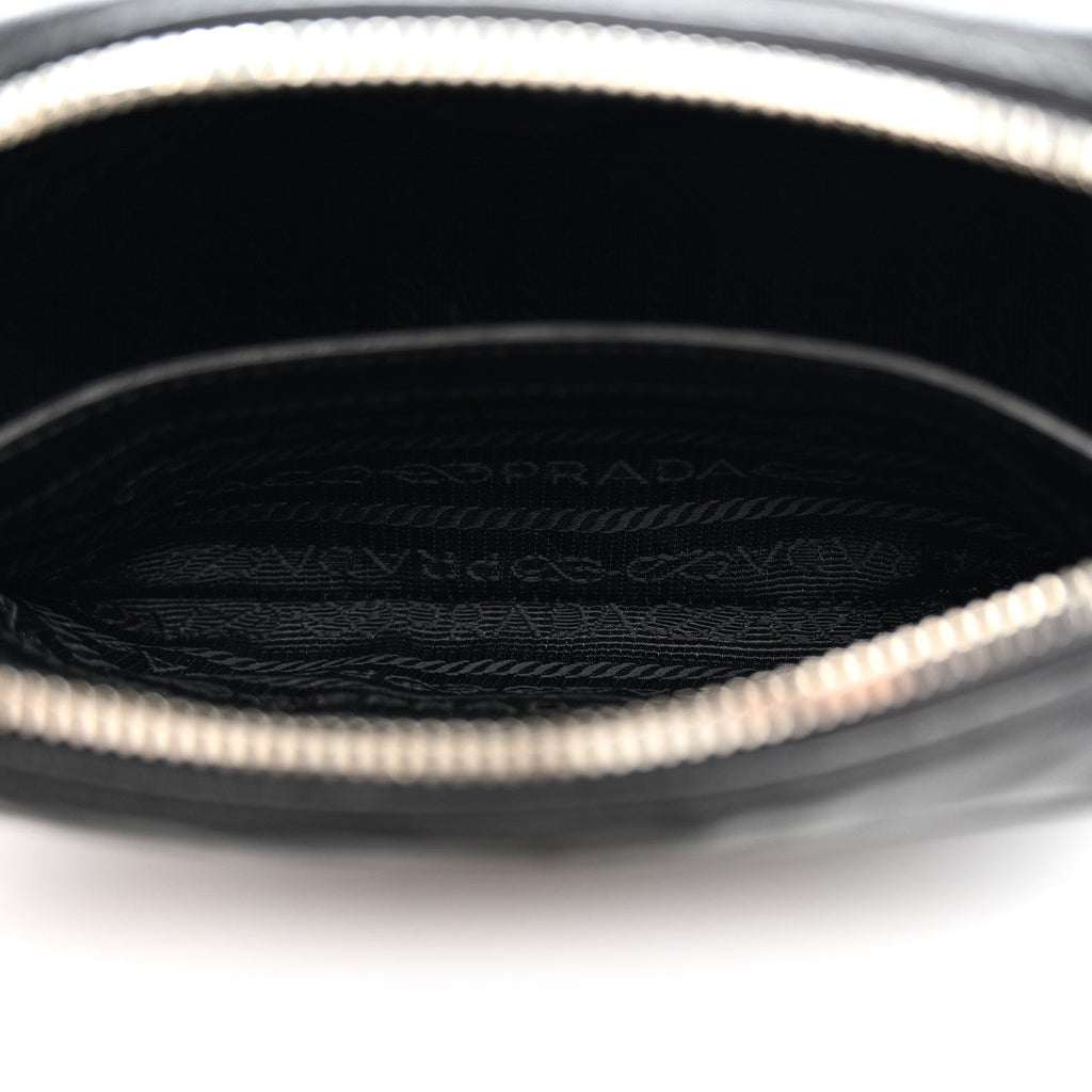 Prada Soft Calfskin Diagramme Camera Bag Black