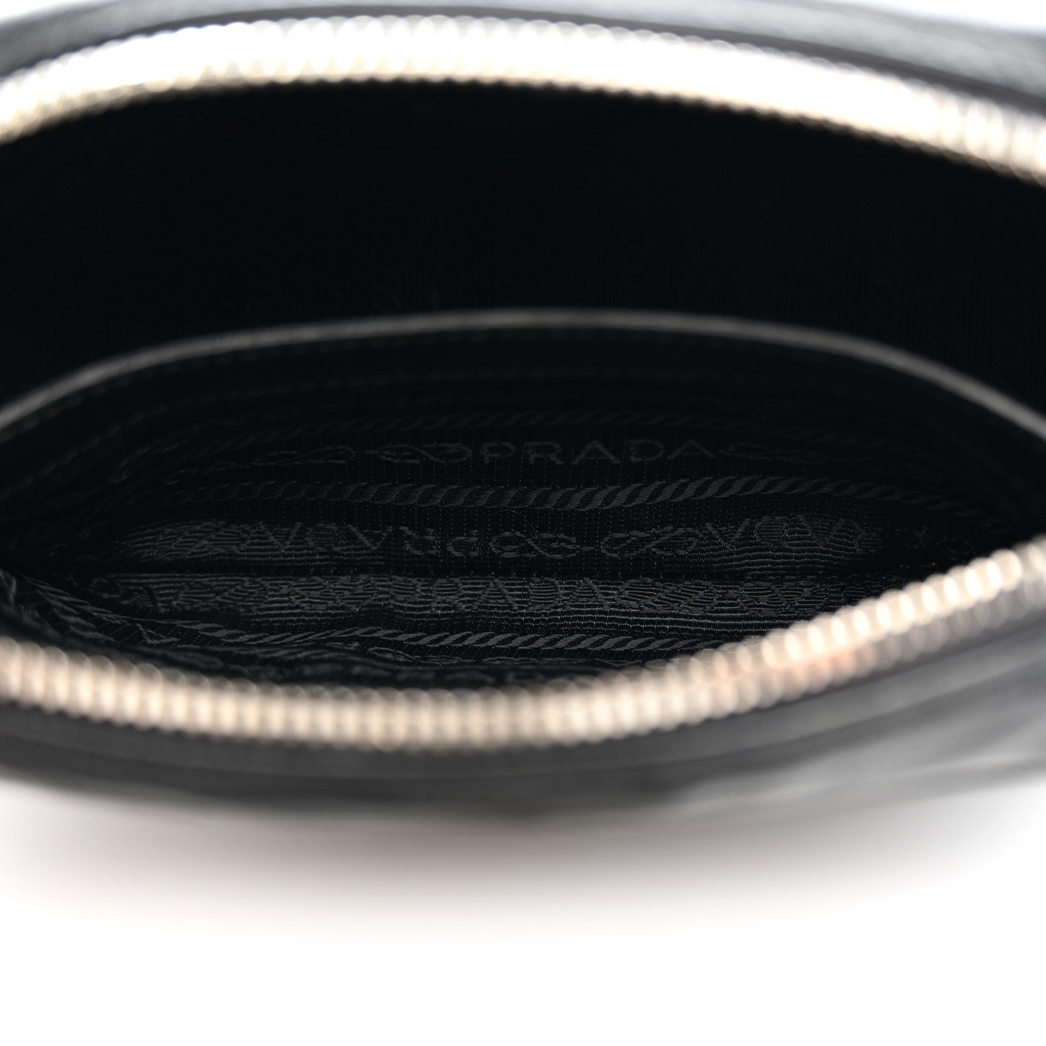 Prada Soft Calfskin Diagramme Camera Bag Black