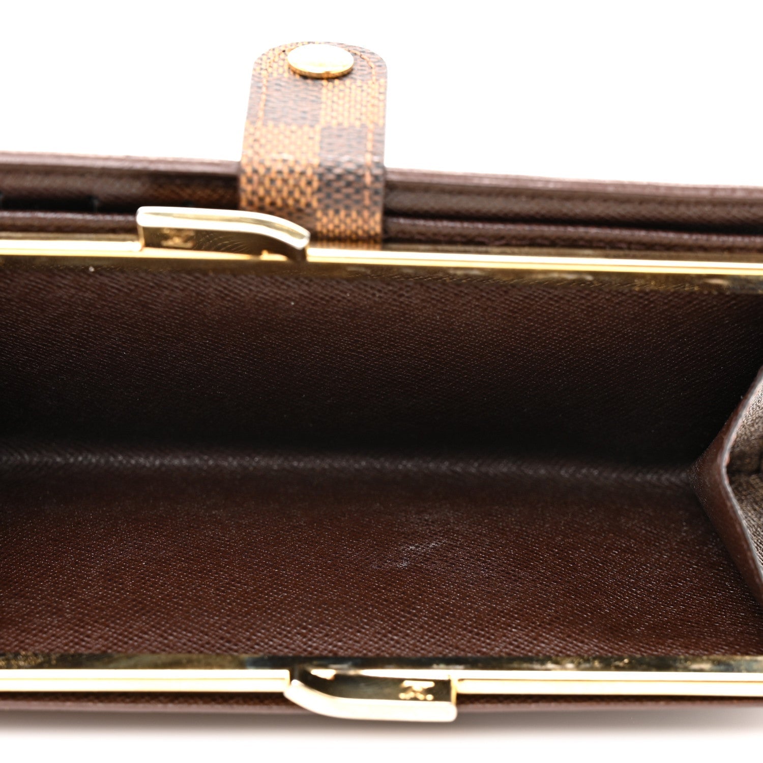 Louis Vuitton Damier Ebene Continental French Purse Wallet