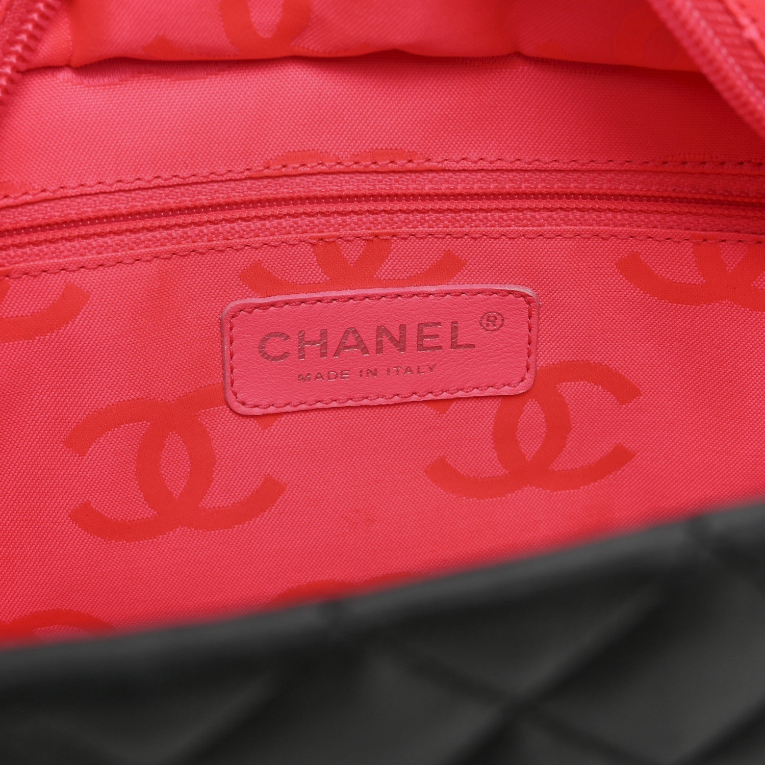 Chanel Calfskin Quilted Large Cambon Tote Black