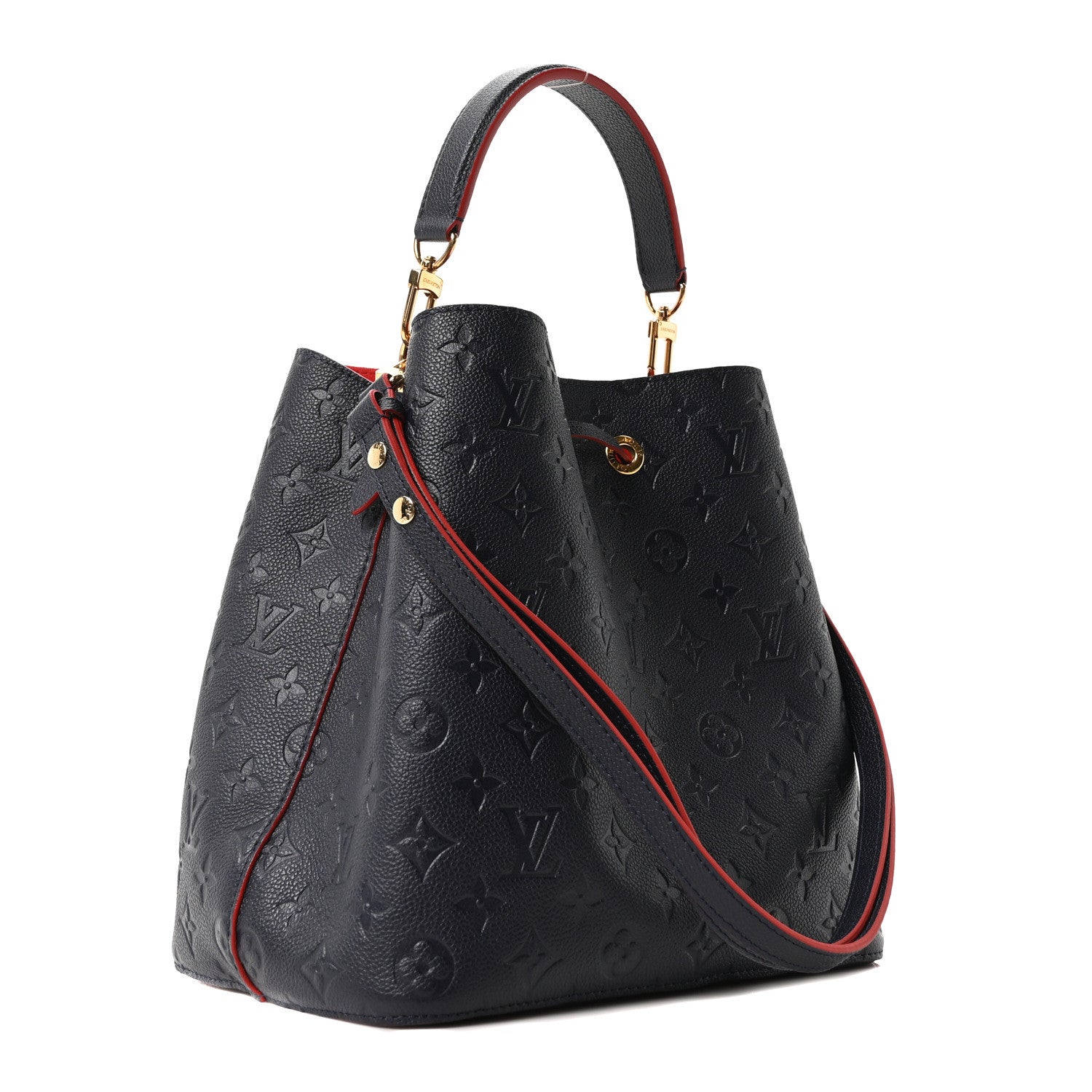 Louis Vuitton Empreinte Neonoe MM Marine Rouge