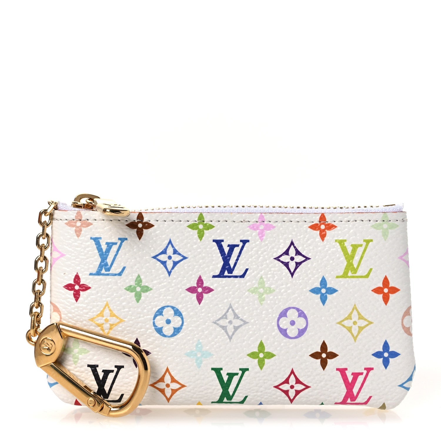 Louis Vuitton LV X TM Monogram Multicolor Key Pouch White