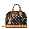 Louis Vuitton Monogram Multicolor Alma PM Black