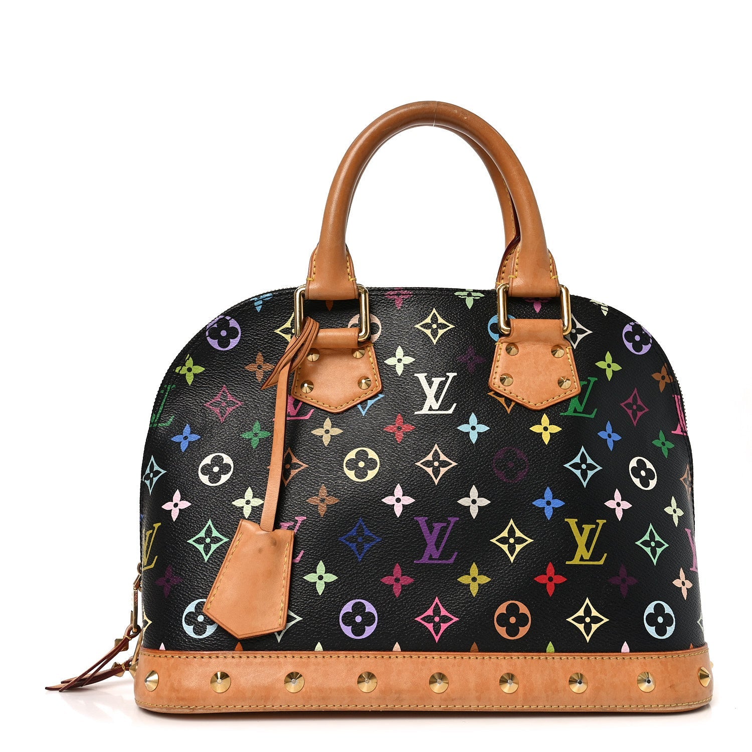 Louis Vuitton Monogram Multicolor Alma PM Black