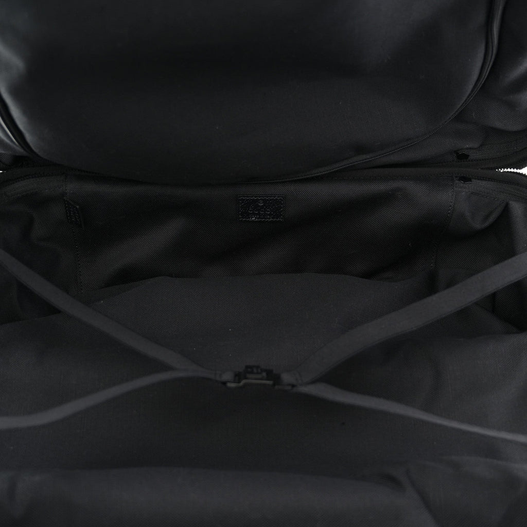 Gucci Monogram Jumbo GG Canvas Textured Calfskin Small Carry On Trolley Black