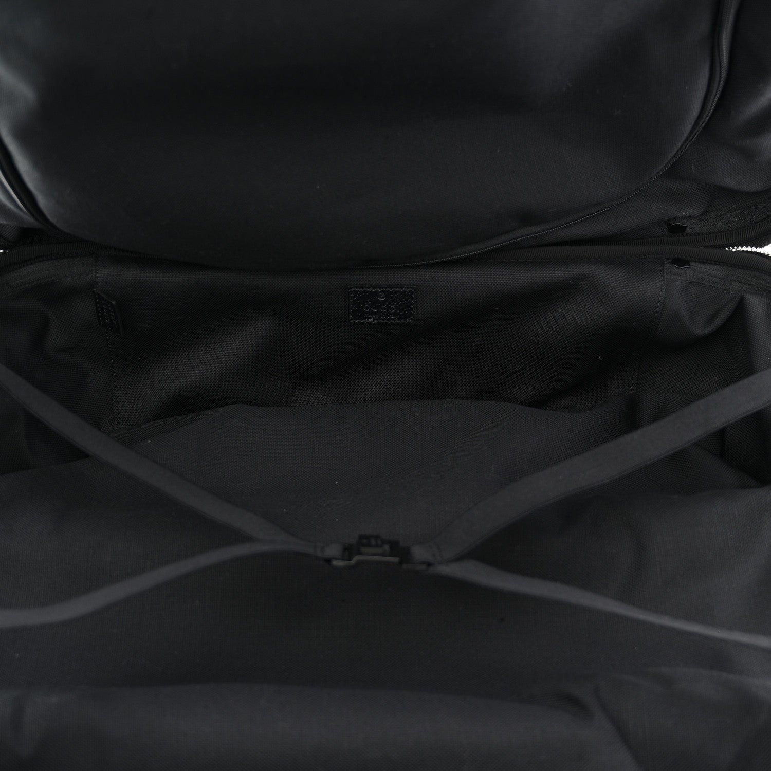 Gucci Monogram Jumbo GG Canvas Textured Calfskin Small Carry On Trolley Black