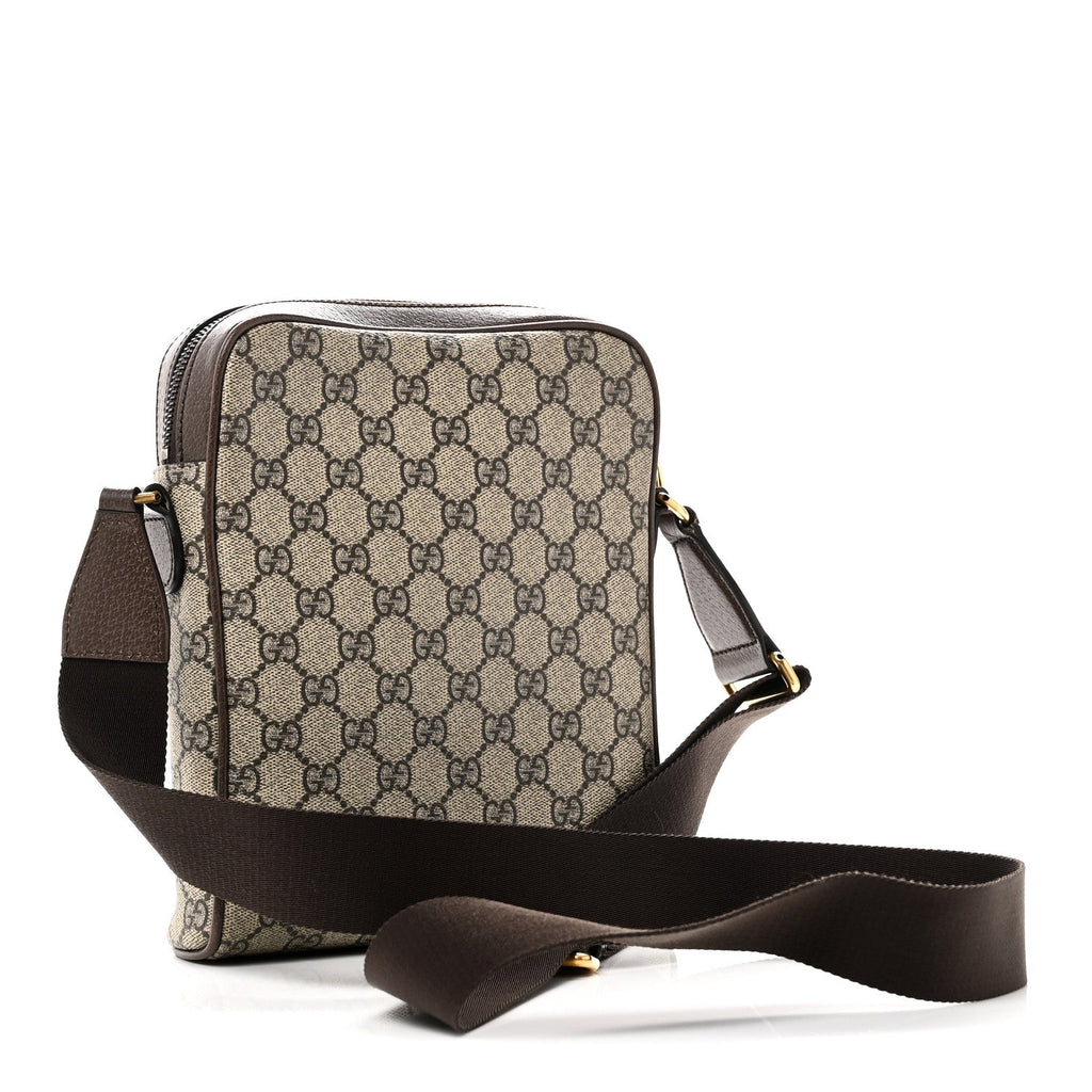 Gucci GG Supreme Monogram Web Small Ophidia Slingbag Beige Ebony New Acero