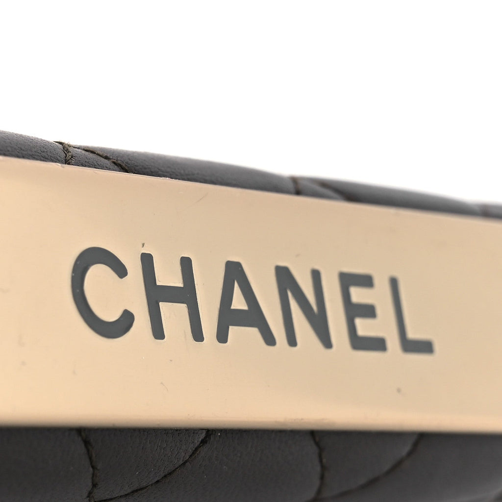 Chanel Lambskin Quilted Trendy CC Wallet On Chain WOC Dark Brown