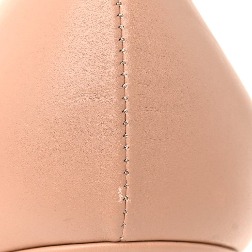Louis Vuitton Calfskin Signature Pumps 40 Nude Pink