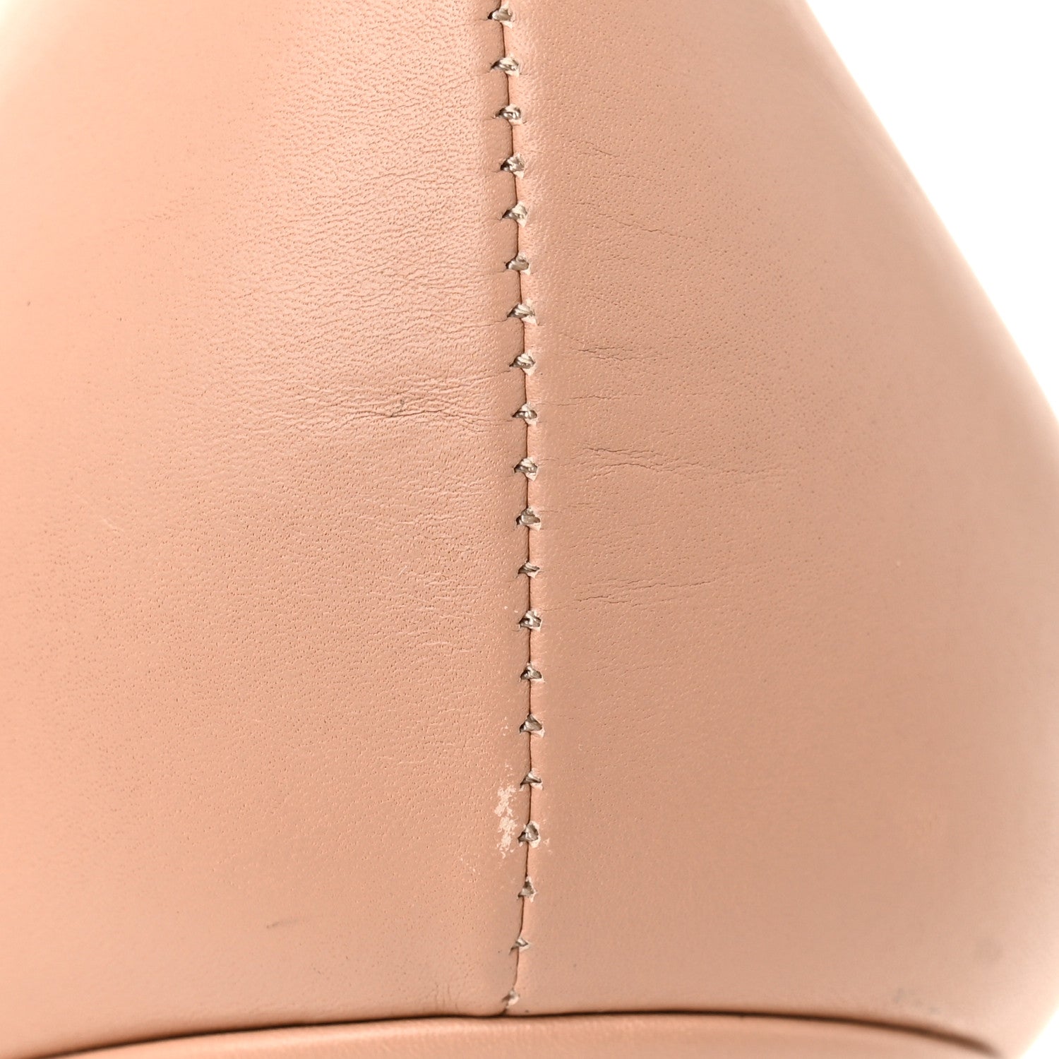 Louis Vuitton Calfskin Signature Pumps 40 Nude Pink