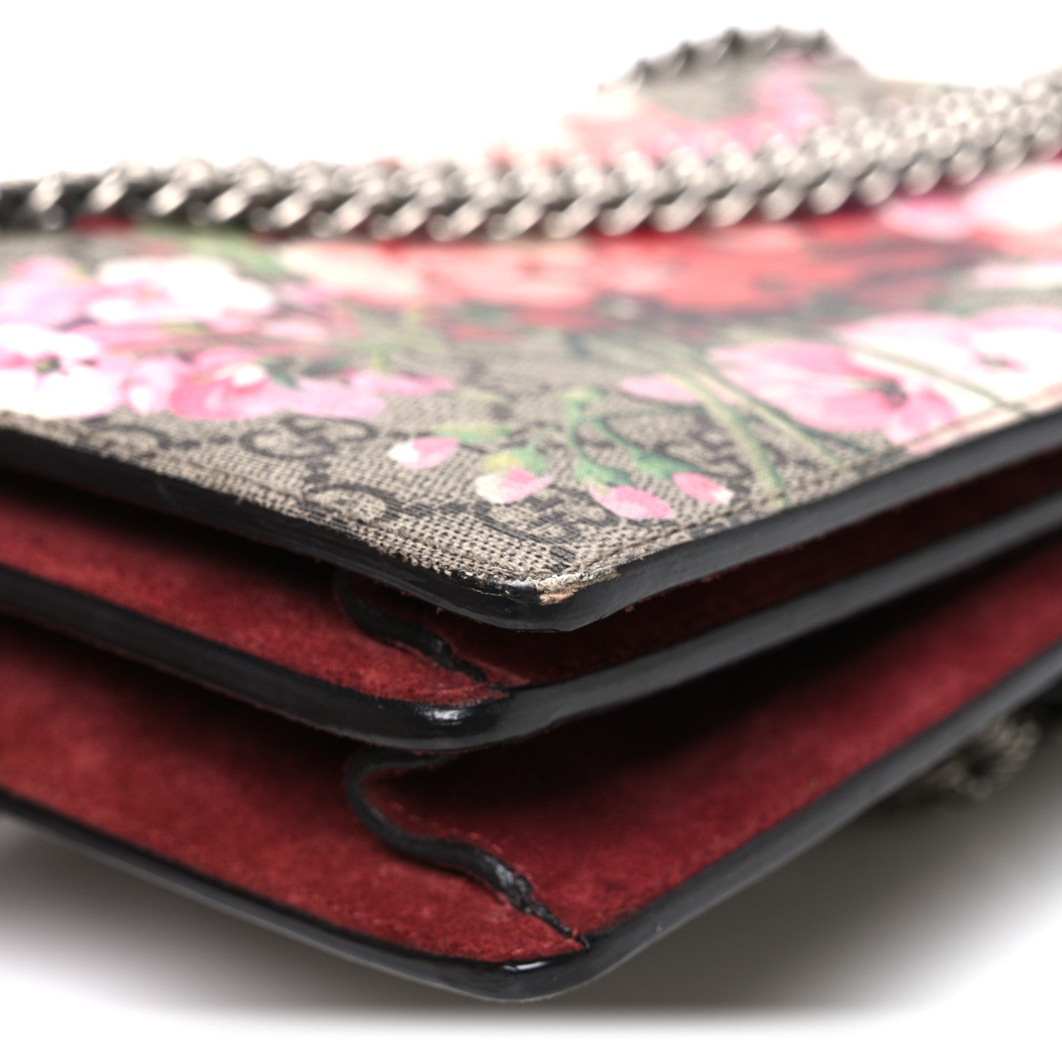 Gucci GG Supreme Monogram Blooms Small Dionysus Shoulder Bag Beige Multicolor Dry Rose