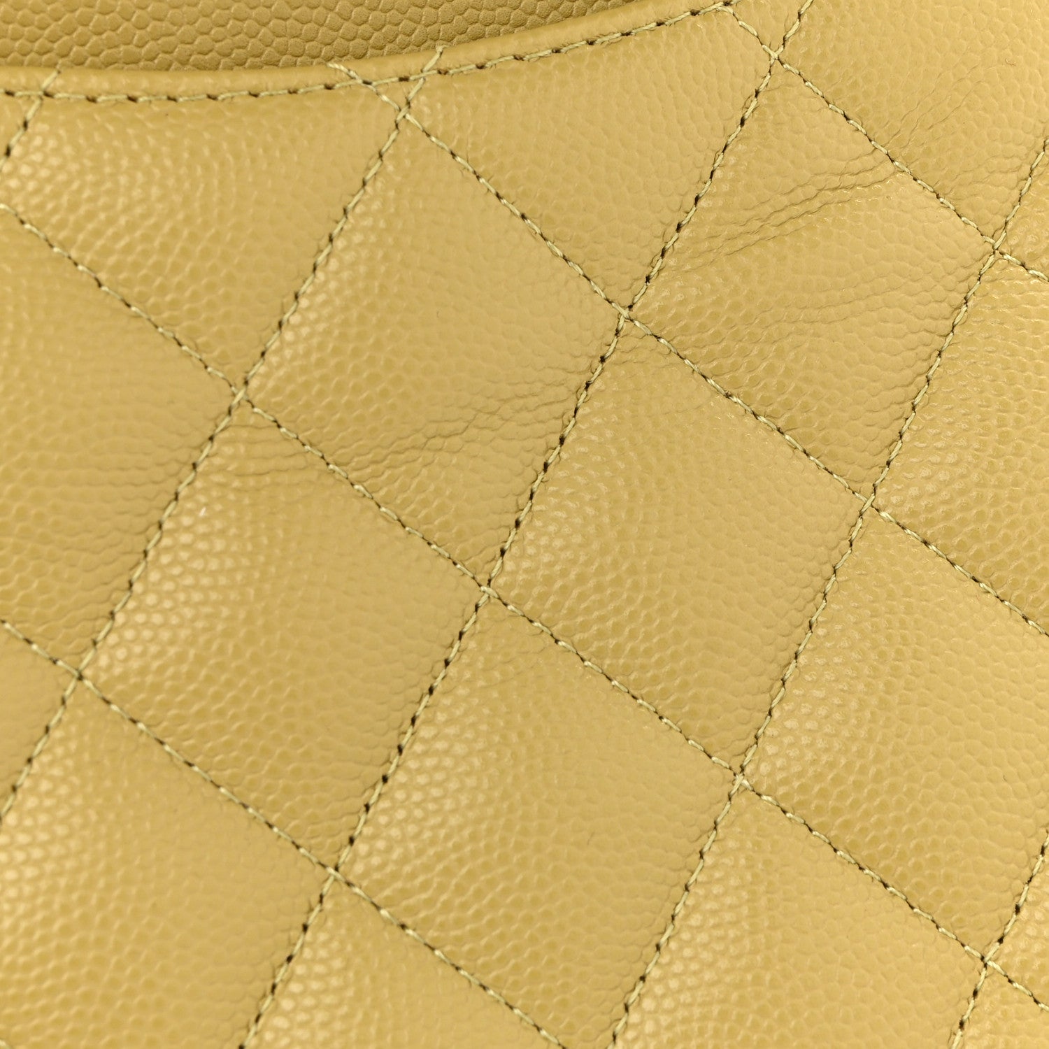 Chanel Caviar Quilted Medium Double Flap Light Green