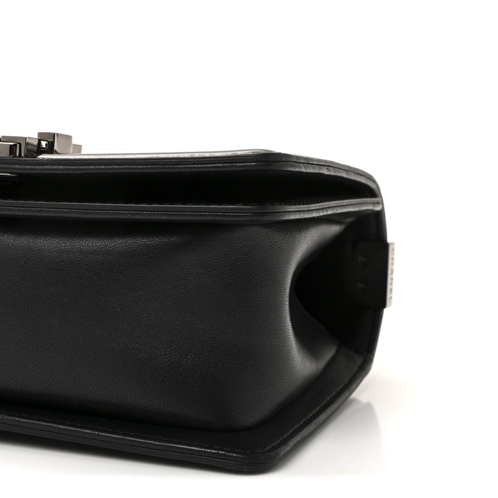 Chanel Patent Calfskin Quilted Small Boy Flap Black