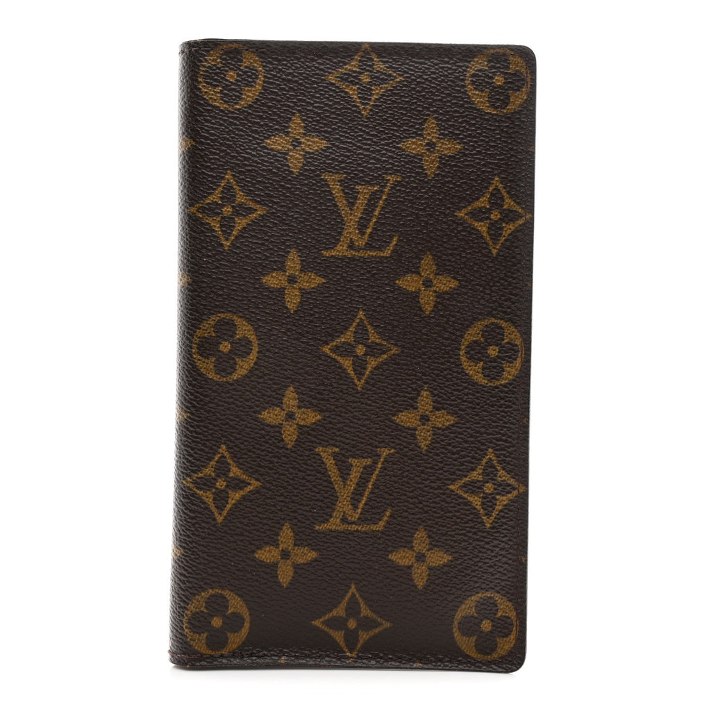 Louis Vuitton Monogram Porte Chequier Cartes Credit European Checkbook Wallet