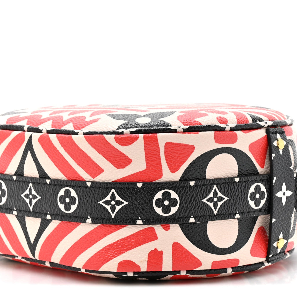 Louis Vuitton Monogram Giant Crafty Boite Chapeau Souple PM Creme Rouge Black